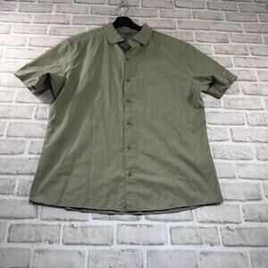 Kuhl Short Sleeve Button Down Shirt Men's Size L Hiking Camping‎